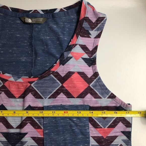 The North Face EZ Tank Honeysuckle Tribal Tank Top Medium - Picture 8 of 12